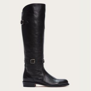 Frye Dorado Goodyear Welt Boot in Black Leather- 7